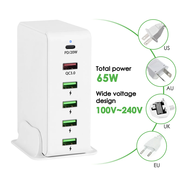 multi port charger usb