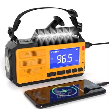 solar powered emergency radio